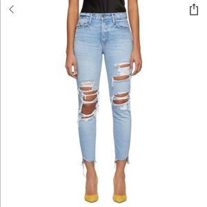 GRLFRND Karolina Distressed Denim